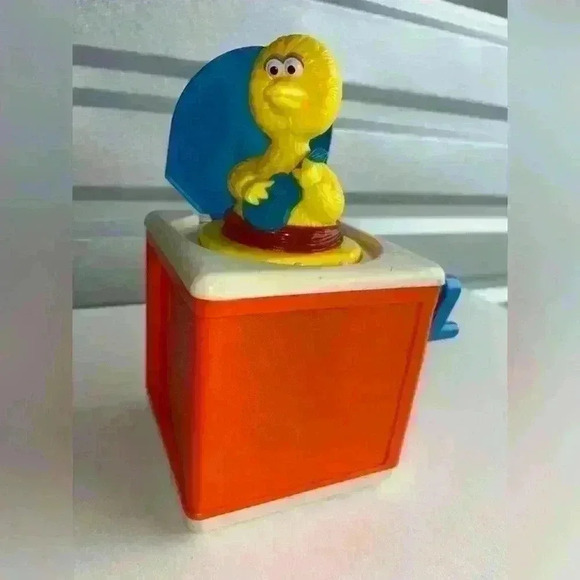 Vintage 1985 hasbro big bird Sesame Street jack in the box - Picture 1 of 7